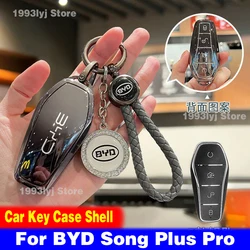 Car Remote Key Case Cover Protect Shell For BYD Seal U Dolphin Surf Seagull Sealion 7 Shark6 King DM-i Destroyer 05 Atto 2 3 TPU