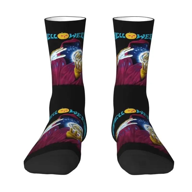 Helloween Keeper Of The Seven Keys Part Mens Crew Socks Hip Hop Funny Heavy Metal Rock Spring Summer Autumn Winter Crazy Sock