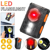 Ultra Bright Portable Sensor Work Light LED Rechargeable Magnet Flashlight with Hat Clip Warning Light Outdoor Camping Running