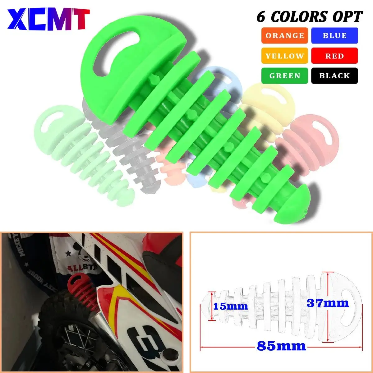 モーターサイクルエキゾーストサイレンサー,モトクロスエキゾーストパイプ,エアブリーダープラグ,サイレンサー,ウォッシュパイププロテクター