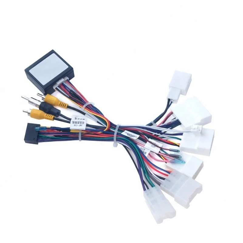 

Wiring Harness CAN Bus Decoder Audio RCA Plug ISO Cable Adapter for Toyota Rav4 Sienna Highlander Camry 2020