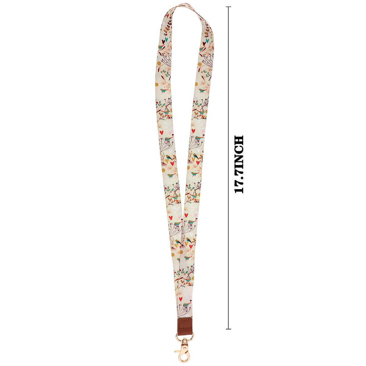 Colorful Flowers Lanyard for Key Neck Strap lanyard Card ID Key Chain Badge Holder Mobile Phone Straps Accessories Holiday Gifts