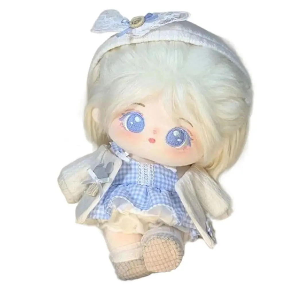 Trendige süße Kleidung für 20 cm große Baumwollpuppen, hübsches hochwertiges JK-Kleid, modische Puppenaccessoires