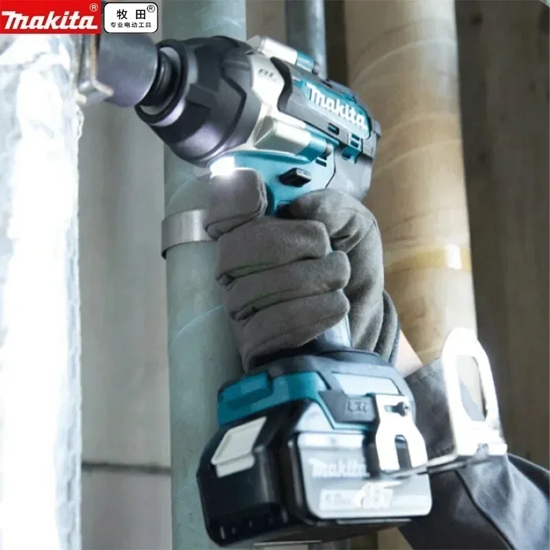 Imagem -06 - Makita Dtw700 Chave de Impacto sem Fio 18v Motor sem Escova 700 nm Chave Elétrica de Velocidade Variável Alta Eficiência Durável Parada Automática