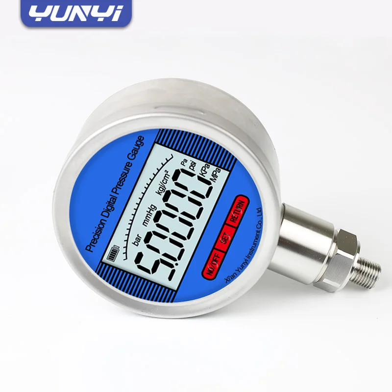 Yunyi high precision water oil YK100B digital air pressure gauge 0.05 0.1 0.2%