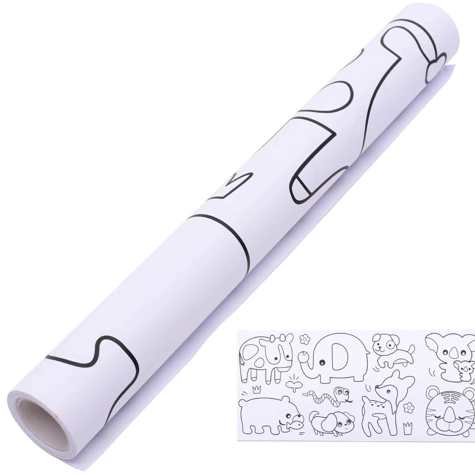 1 ロール画用紙ロール落書きアート DIY 着色ポスター絵画トレーシングペーパースケッチ用品パーティー