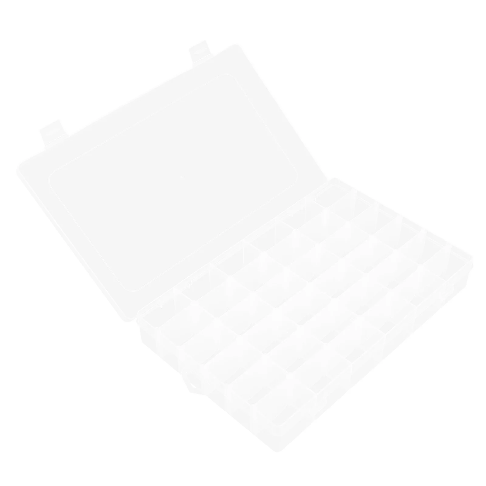 

Transparent Felt Letter Box 36 Compartments Sturdy Trustworthy Household Organizer Clear View Plastic Material