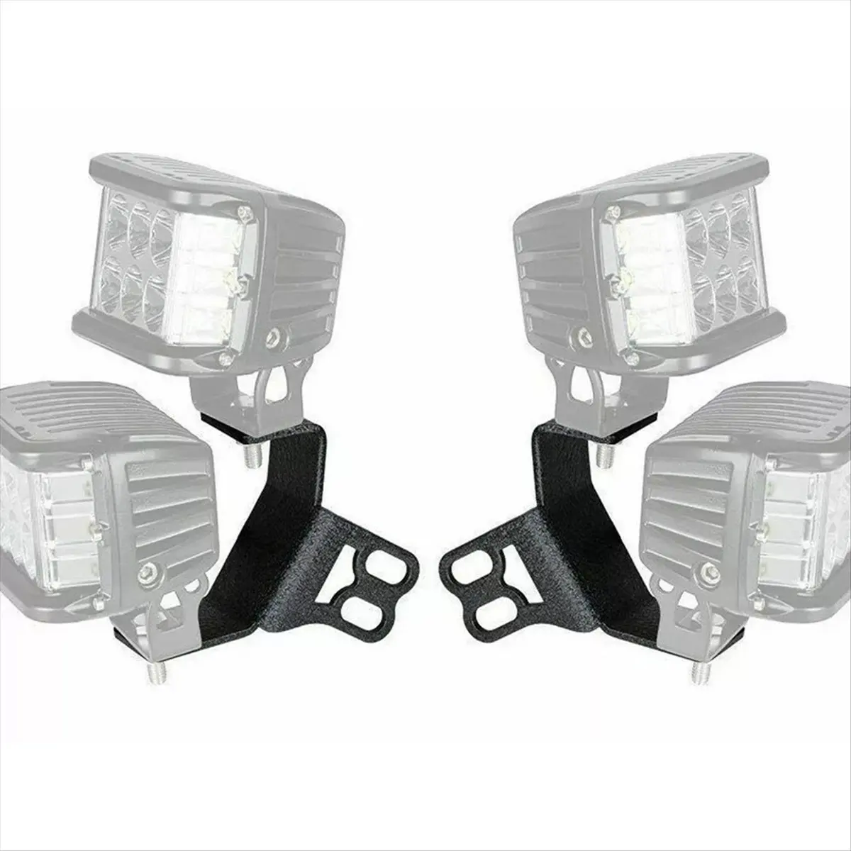 AA19 UTV Windshield Side Pillar Roll Mounting Bracket Led Work Light Fog Lamp Holder for RZR XP 1000 900 2014-2022
