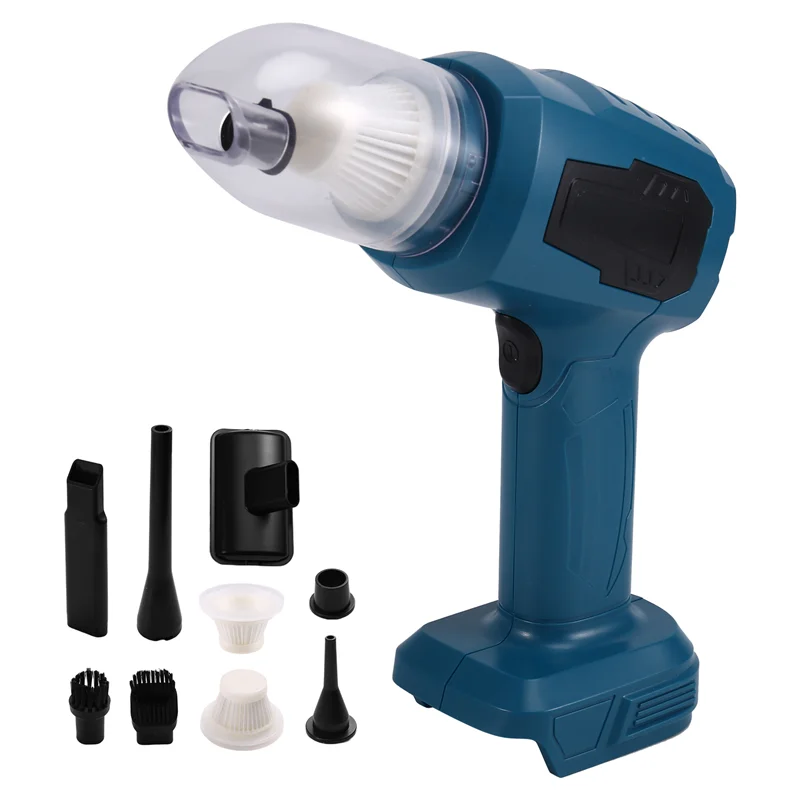 

ABDJ-беспроводной автомобильный пылесос, электрический воздуходувка, ручная тряпка для чистки ковров на полу с аккумулятором 18 В, инструменты