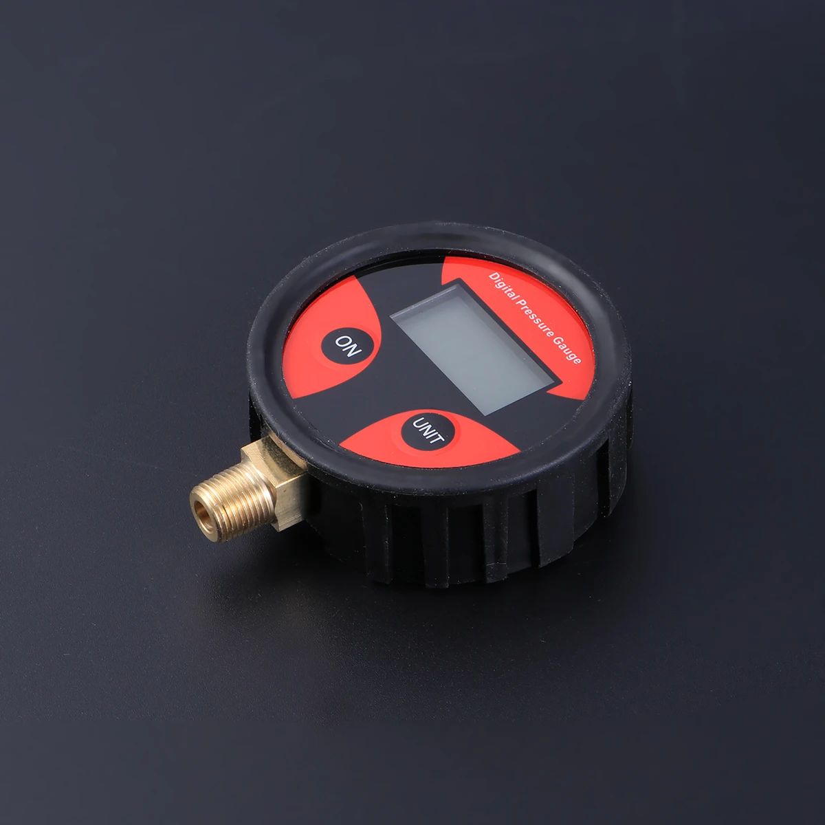 

Digital Tire Pressure Gauge Lcd Display Auto Alarm Psi Bar Kg Kpa Units Universal Vehicle Car Truck Motorcycle Black Red