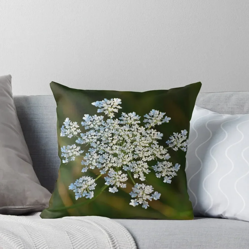 

Queen Anne's Lace Throw Pillow christmas decorations 2025 Decorative Cover For Living Room Embroidered Cushion Cover pillow