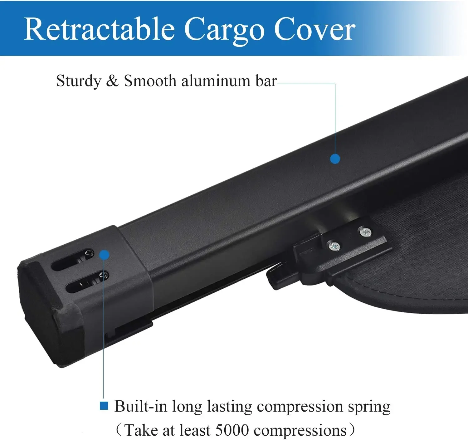 Car Rear Trunk Cargo Cover For Toyota RAV4 RAV 4 XA50 2019 2020 2021 2022 2023 2024 Ctorage Luggage Security Shades Waterproof