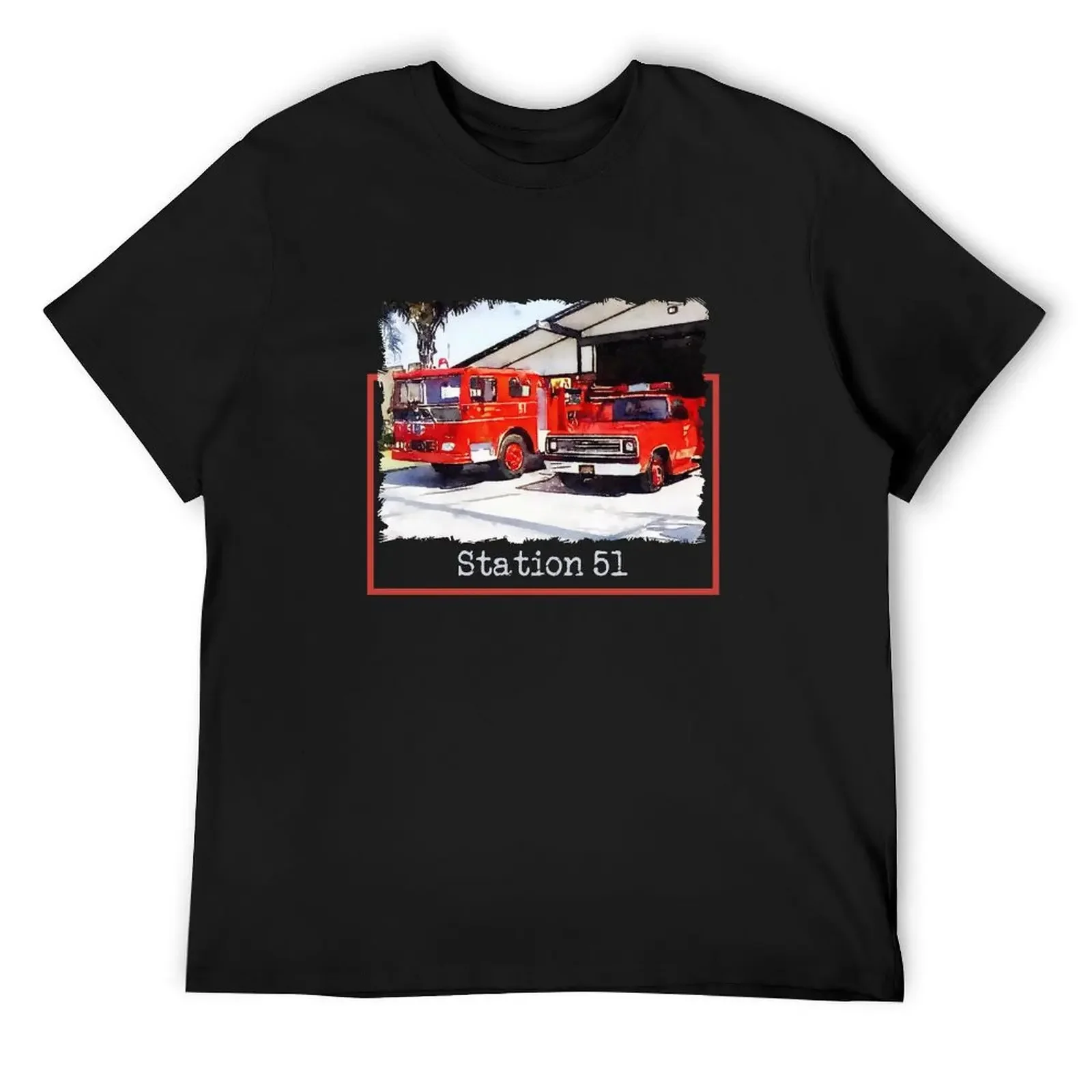 

Station 51, Emergency TV Show T-Shirt blacks graphic t shirts anime stuff boys whites mens clothes