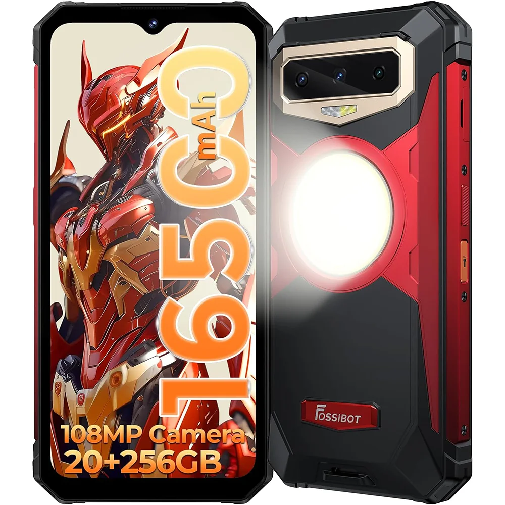 ジャンクFOSSiBOT F102 FOSSiBOT F102 Rugged Smartphone 16500mAh 20GB+256GB Android 13