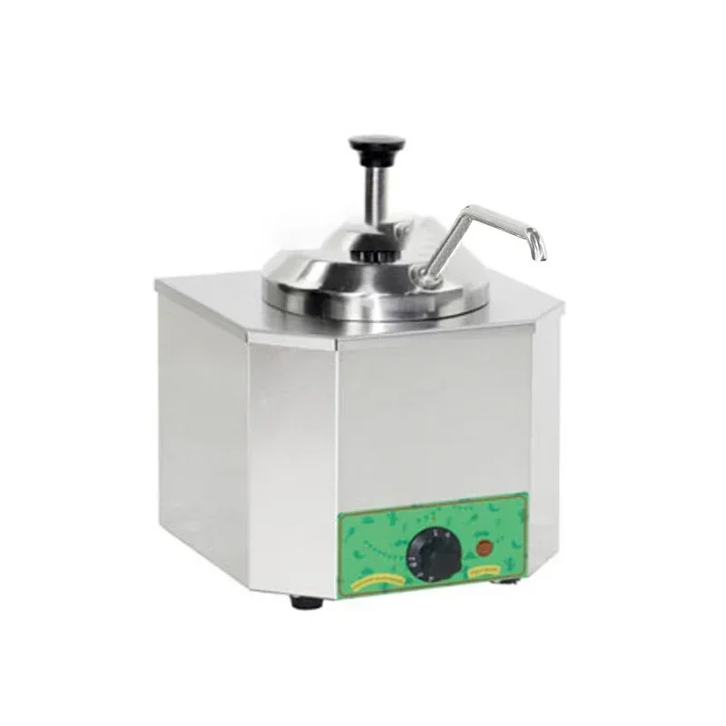 FY-Q7 220v 150w molho de cabeça única manter caixa quente chocolate manteiga geléia molho bomba dispensador elétrico aquecedor de molho ferramenta cozinha