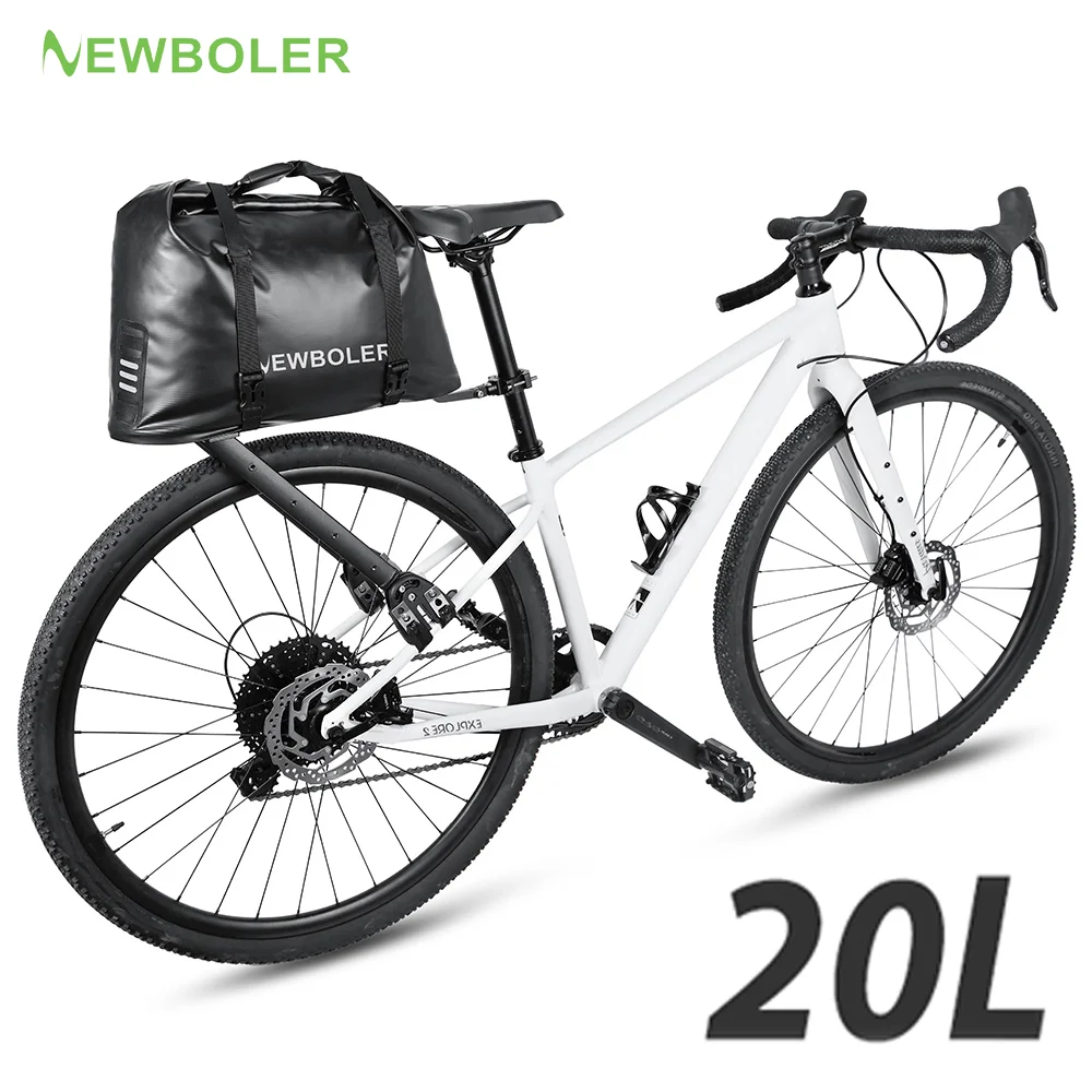 

Bicycle Rear Seat Rack Adjustable Aluminum Alloy MTB And Gravel Bike Bike Carrier Passcode Lock Bike Bag Bikepacking