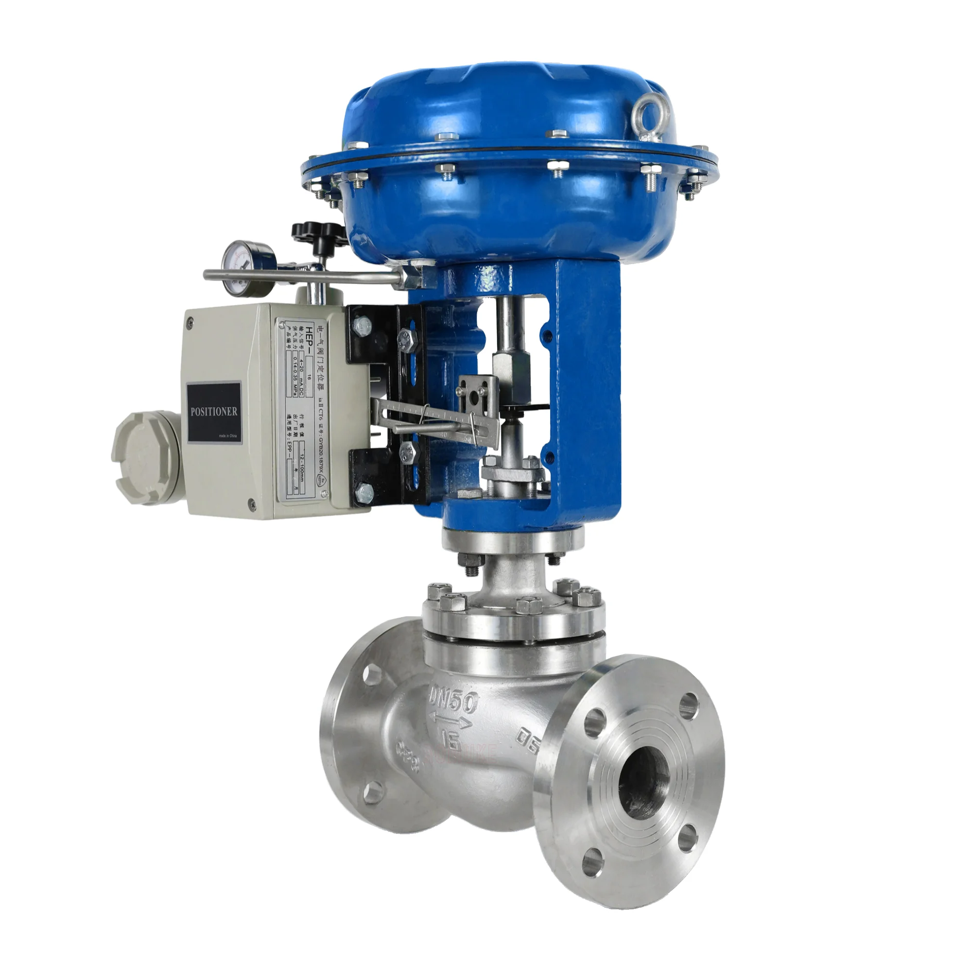 ZJHP-16P Stainless steel pneumatic diaphragm control valve steam heat transfer oil regulating proportional control valve