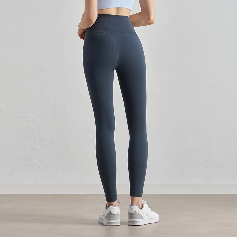DANCEFISH Sportwear Women's High Waist Hip Lifting Sports Fitness Pants Tight-Fit Light Plastic Cool Yoga Leggings