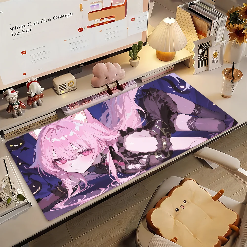 Singer R-Raora Panthera-S VTuber Mouse Pad Computer Laptop Rubber Non-slip Mouse Mat Mousepad Gamers Decoracion Desk Mat