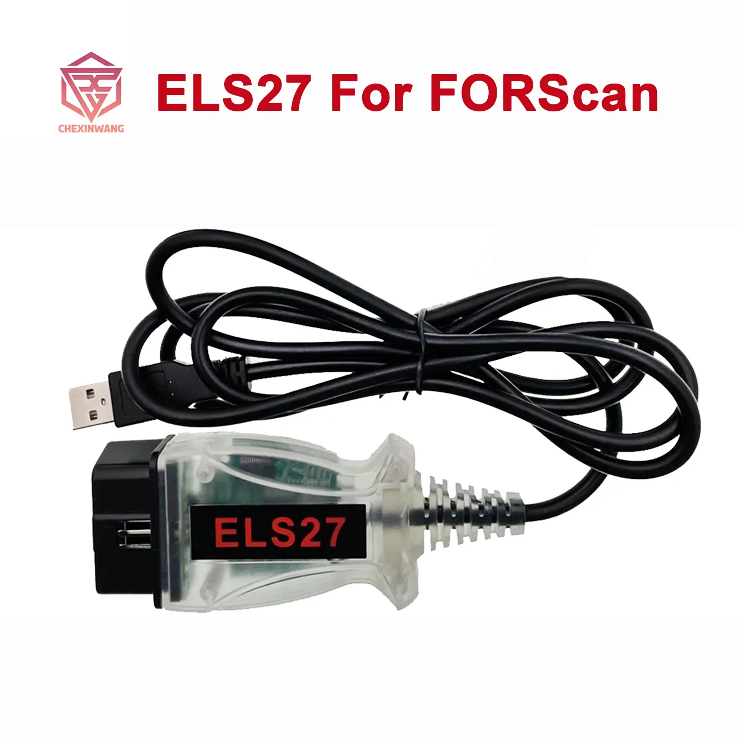 ELS27 Scanner Pss-Thru For Ford vehicles PCB Support ELM327 J2534 FORScan PIC24HJ128GP forMazda forMercury OBD2 Diagnostic Cable