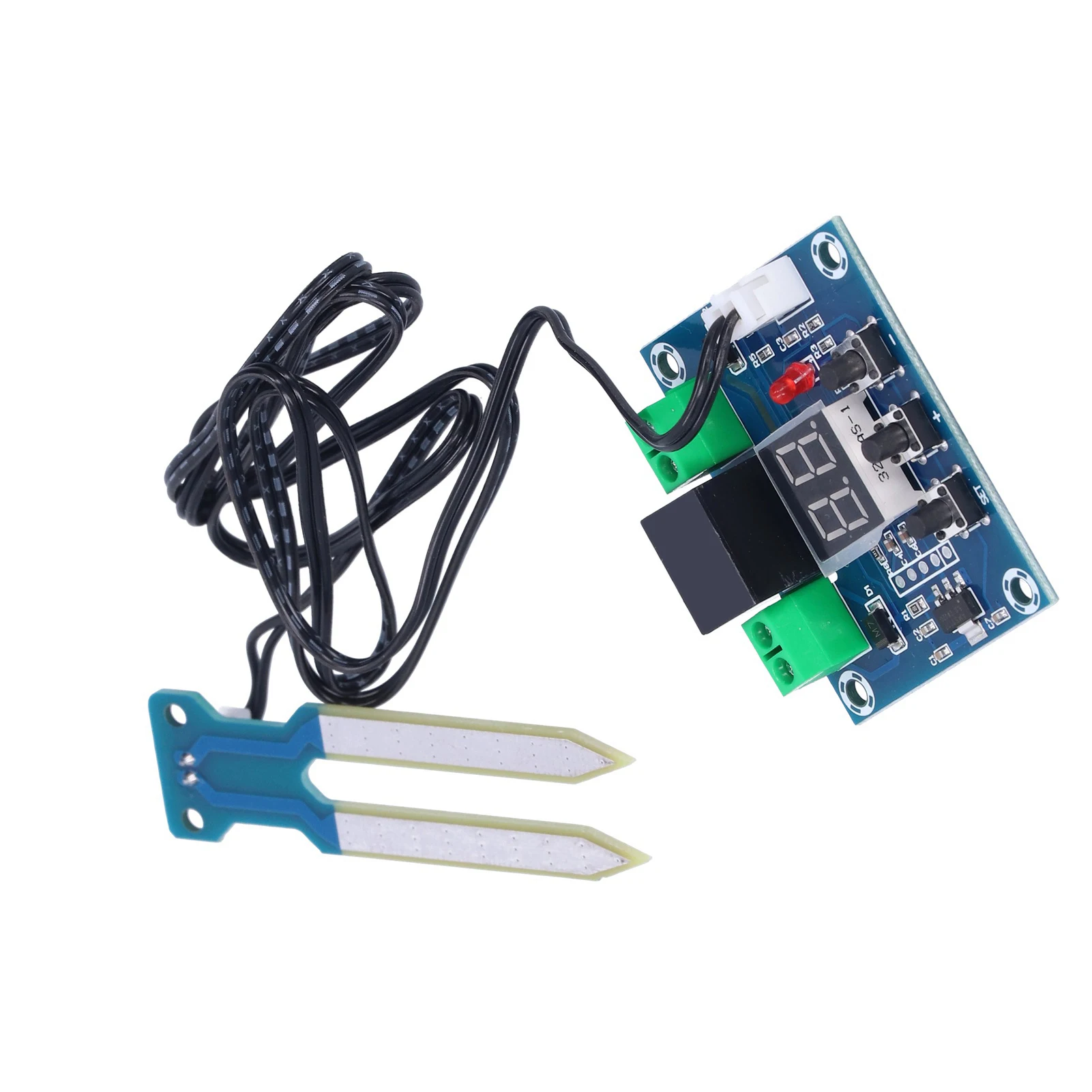XH-M214 Digital Soil Moisture Monitoring Module for Auto Irrigation Systems DC12V Compatible 52x43x16mm Size ABS Construction