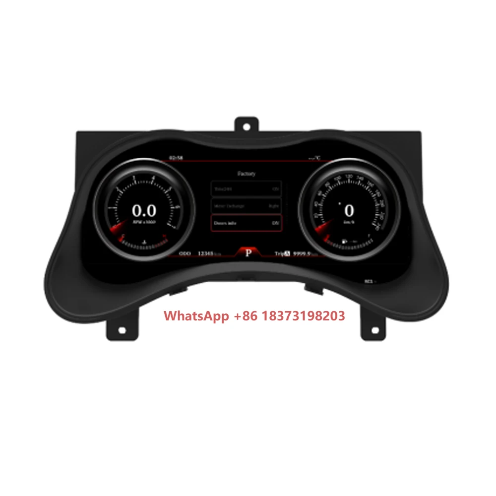 

12.3" LCD Car Digital Dashboard Cluster for Infiniti Q70 2013-2019 Virtual Instrument Panel Speedometer Cockpit Meter Upgrade