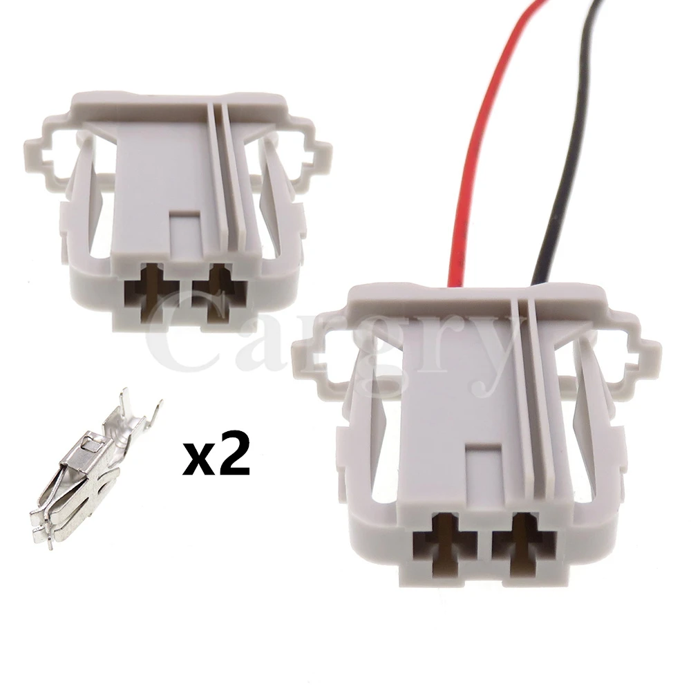 1 Set 2P AC Assembly Car Wiring Terminal Connector Automobile Wire Harness Socket Auto Modification Plug Accessories