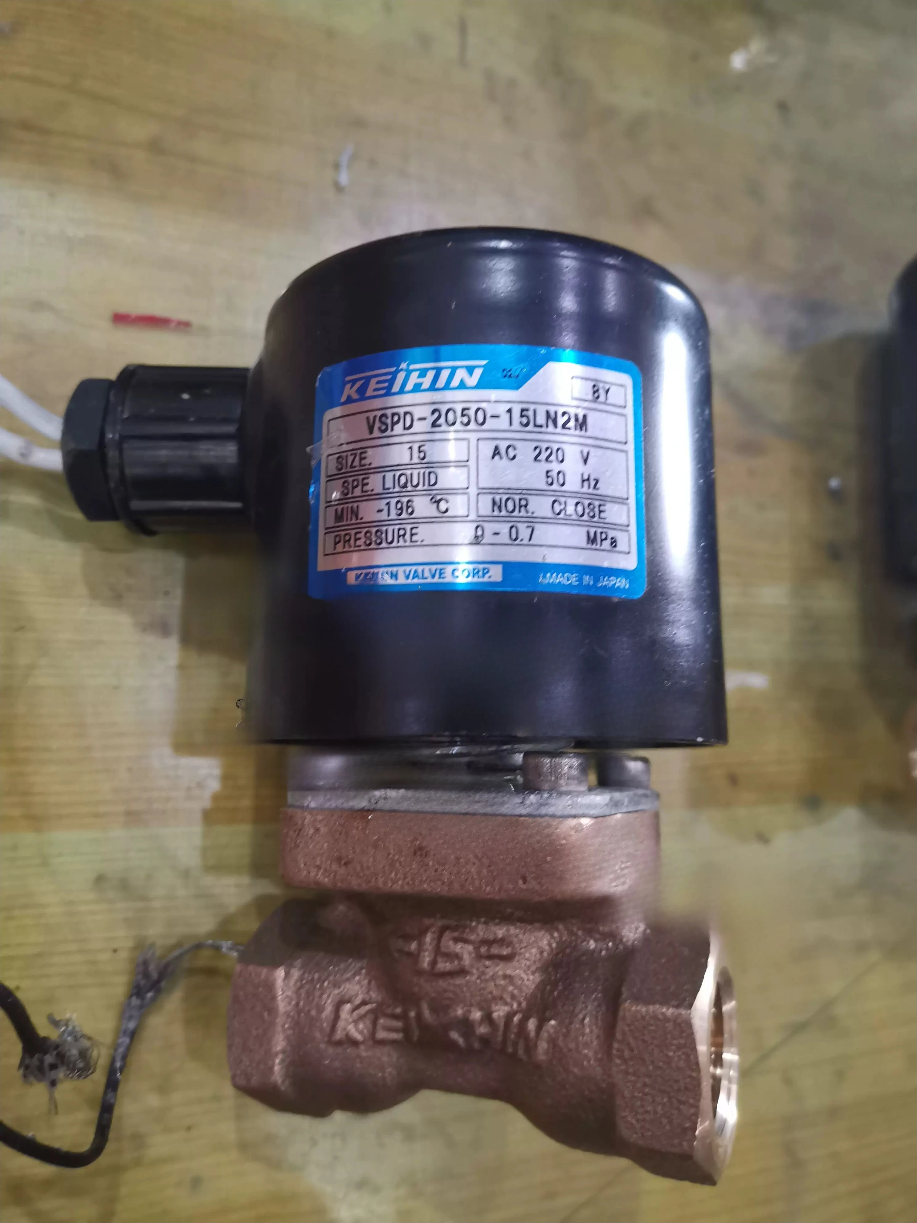 Japan KEIHIN solenoid valve VSPD-250-15LN2M Japan ASTEMO