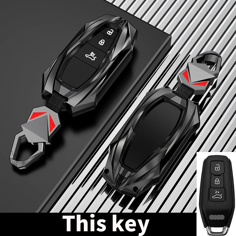 Special high-end metal all inclusive key set box For Audi A5l A3 A6 A7 Q5 Q7 Q3 new 2025 Car remote control protective shell