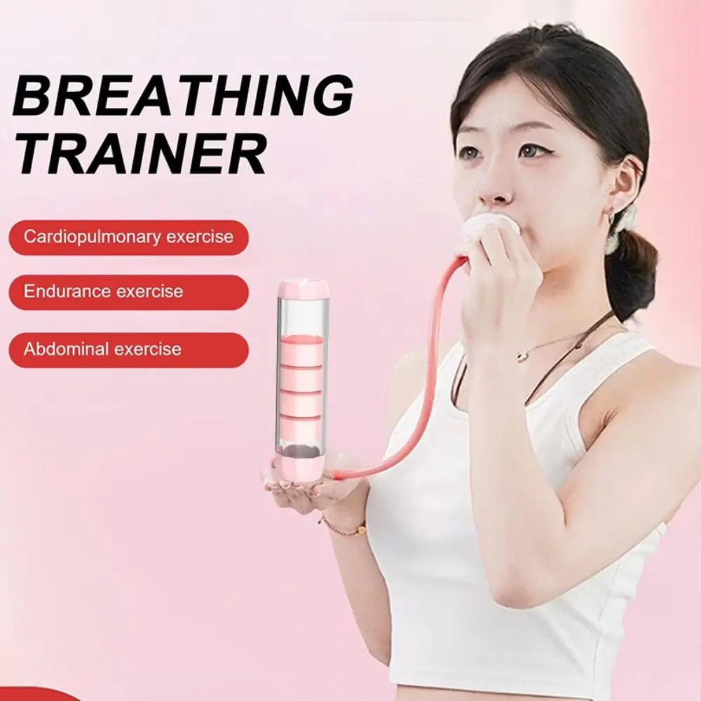 

Muscle Trainer Breathing Exercise Device Lung Respirator Adjustable Abdominal Muscle Trainer Health Stronger Lungs