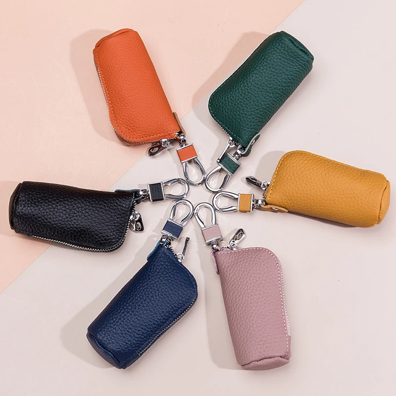 New Mini Key Bag for Men and Women Multifunctional Portable Pouch Fashionable and Simple Car Key Protect Cover
