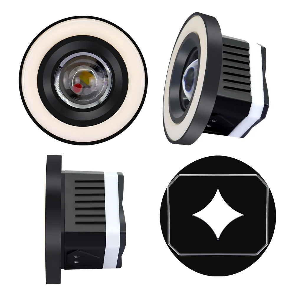 LED lens fog light cob angel eye fog light modified fish eye daytime running light 3 inches
