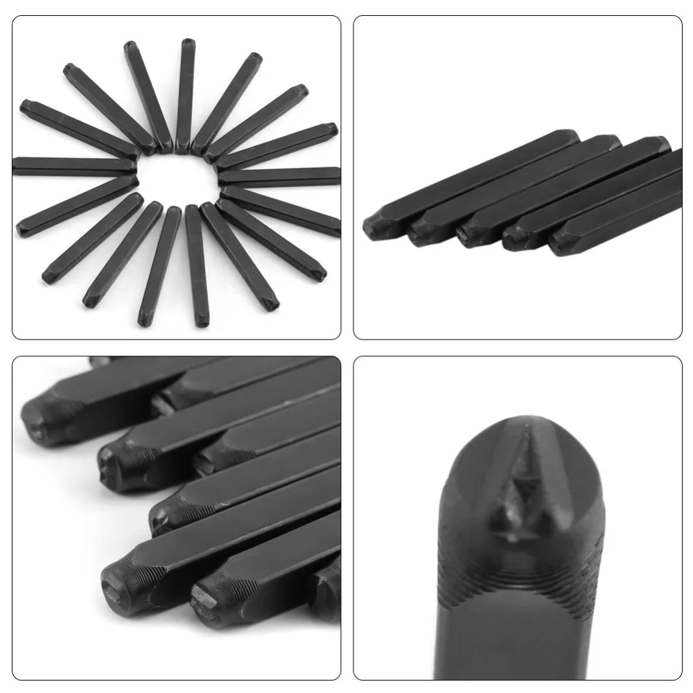 

4mm Size Punch Stamps Set Heavy Duty High Carbon Steel Letter Stamps Set Strong Easy to Use Alphabet Craft Letters