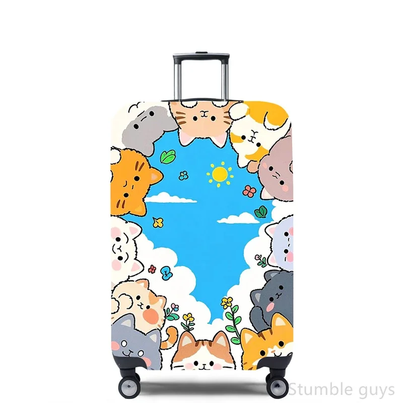 

Премиальный эластичный защитный чехол для багажа, пыленепроницаемый, устойчивый к царапинам, надежный для авиаперелетов и поездок на автомобиле, 18-32 дюйма