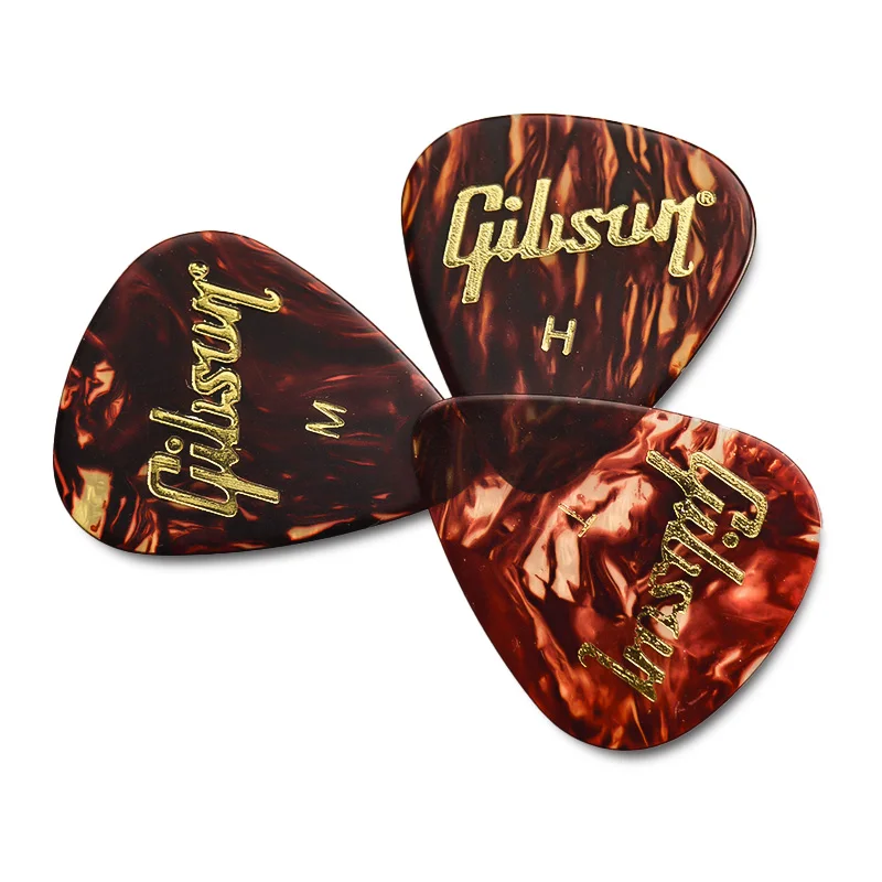 Gibson 기타 피크 APRT12-74 어쿠스틱 기타, 일렉트릭 기타, 베이스 등을위한 거북이 피크, 기타 액세서리, 미국산