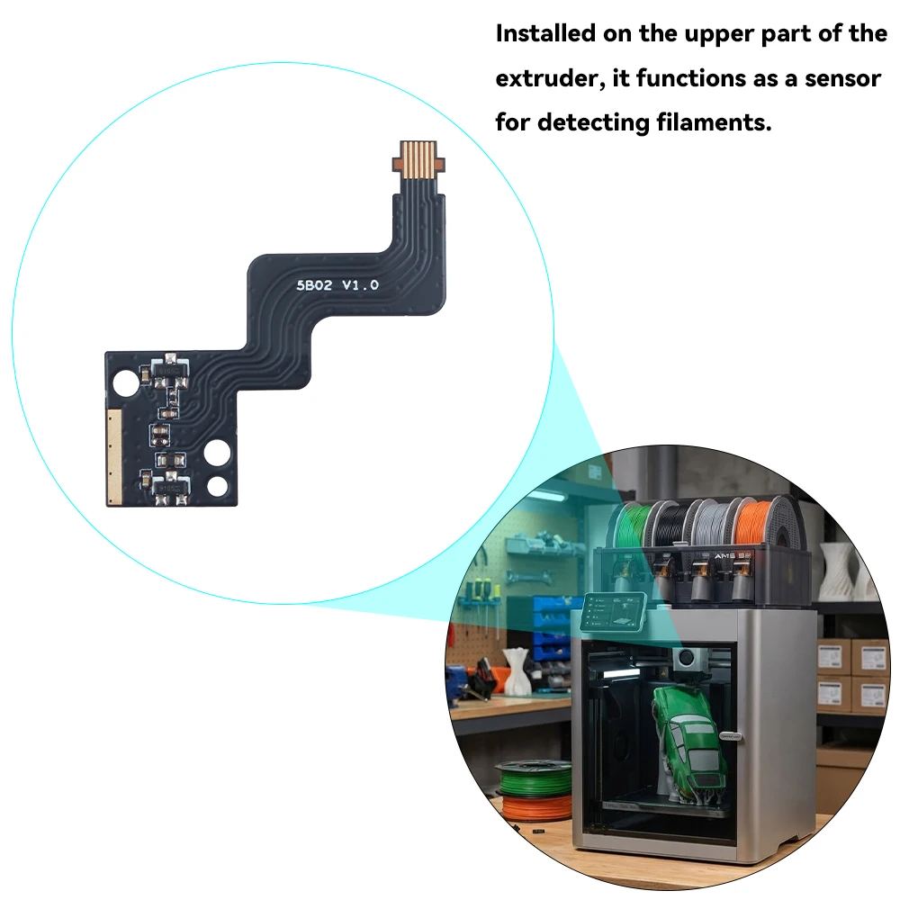 For Bambu Lab P2S Extruder Filament Sensor Kit High Quality 3D Printer Replacement Parts for Bambu P2S