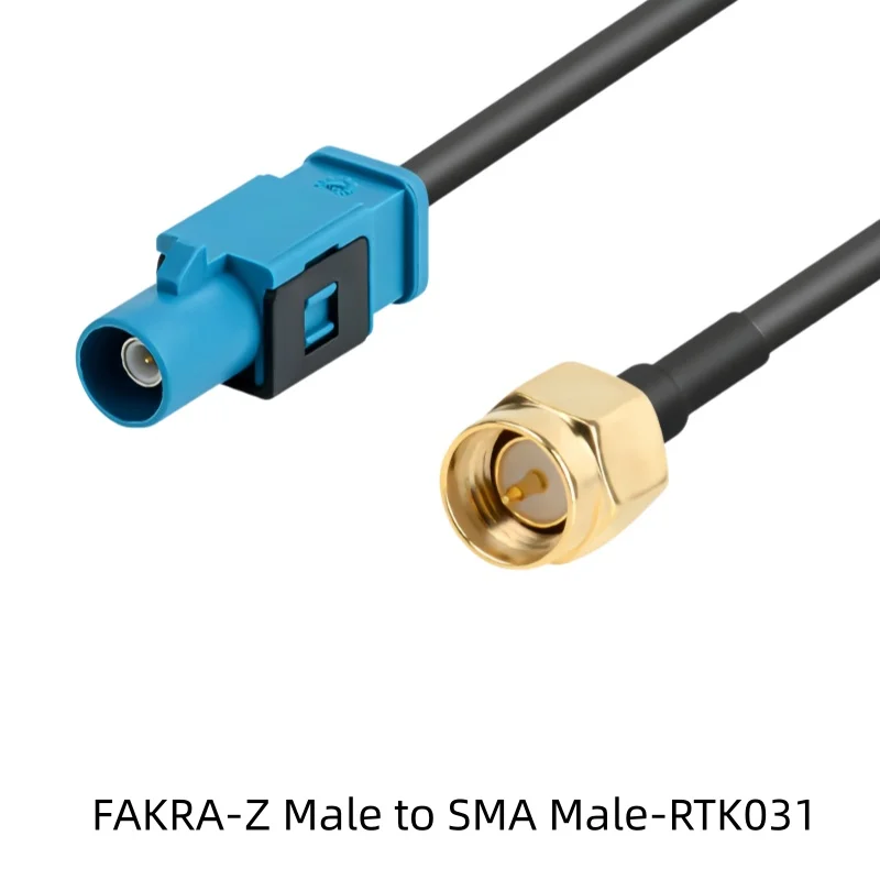 Water blue FAKRA-Z male female SMA reversing camera video line SYWV50-2/RTK031 coaxial cable