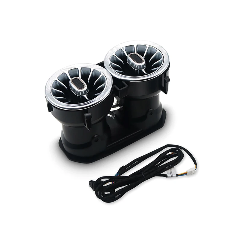 Turbina de ventilación LED para coche, salida de aire acondicionado de 64 colores para Mercedes Benz B GLB GLA clase H247 X247 W247