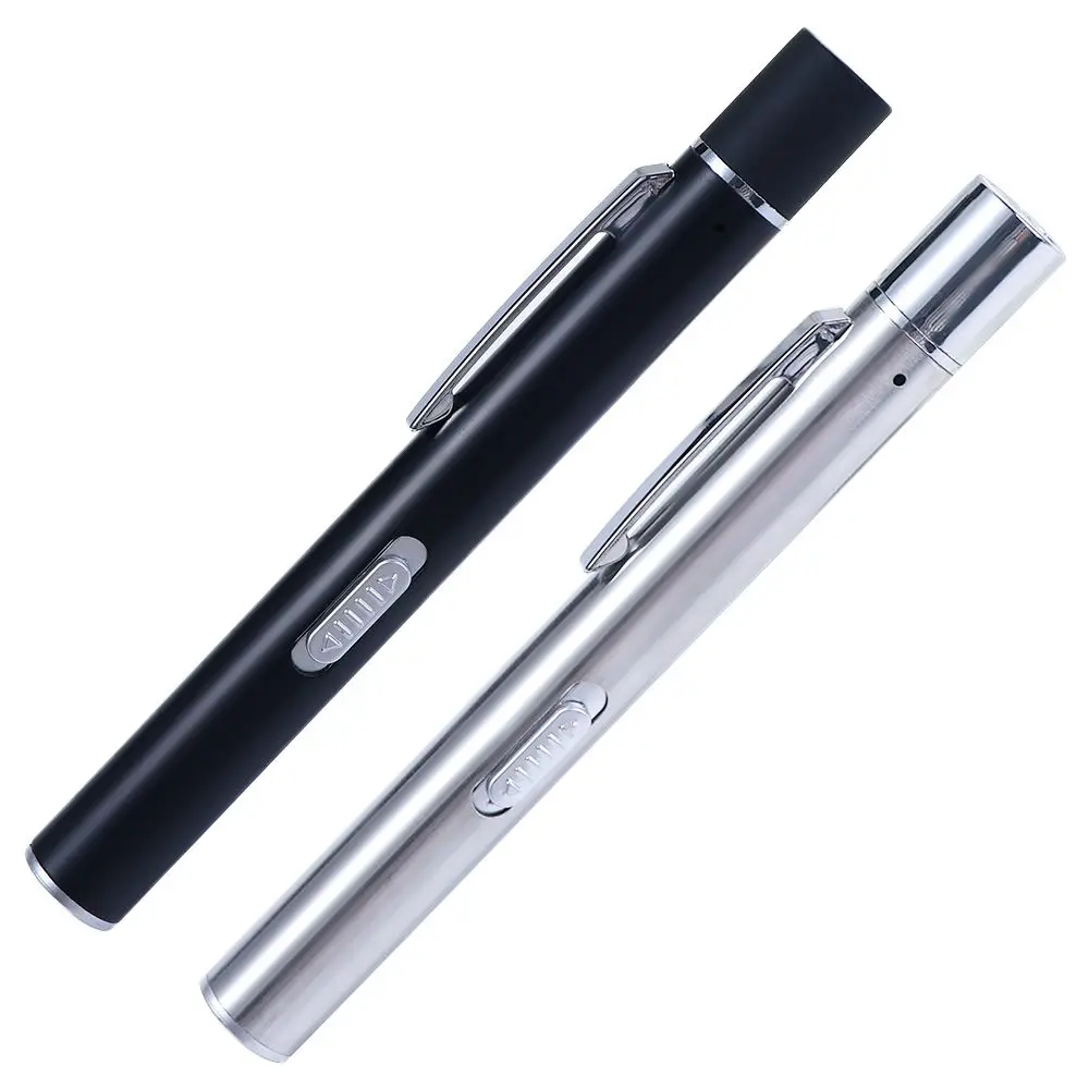 ステンレス鋼 Led 懐中電灯多機能懐中電灯トーチ LED ペンライトペンライトトーチドクターナースペン看護ハンディペン