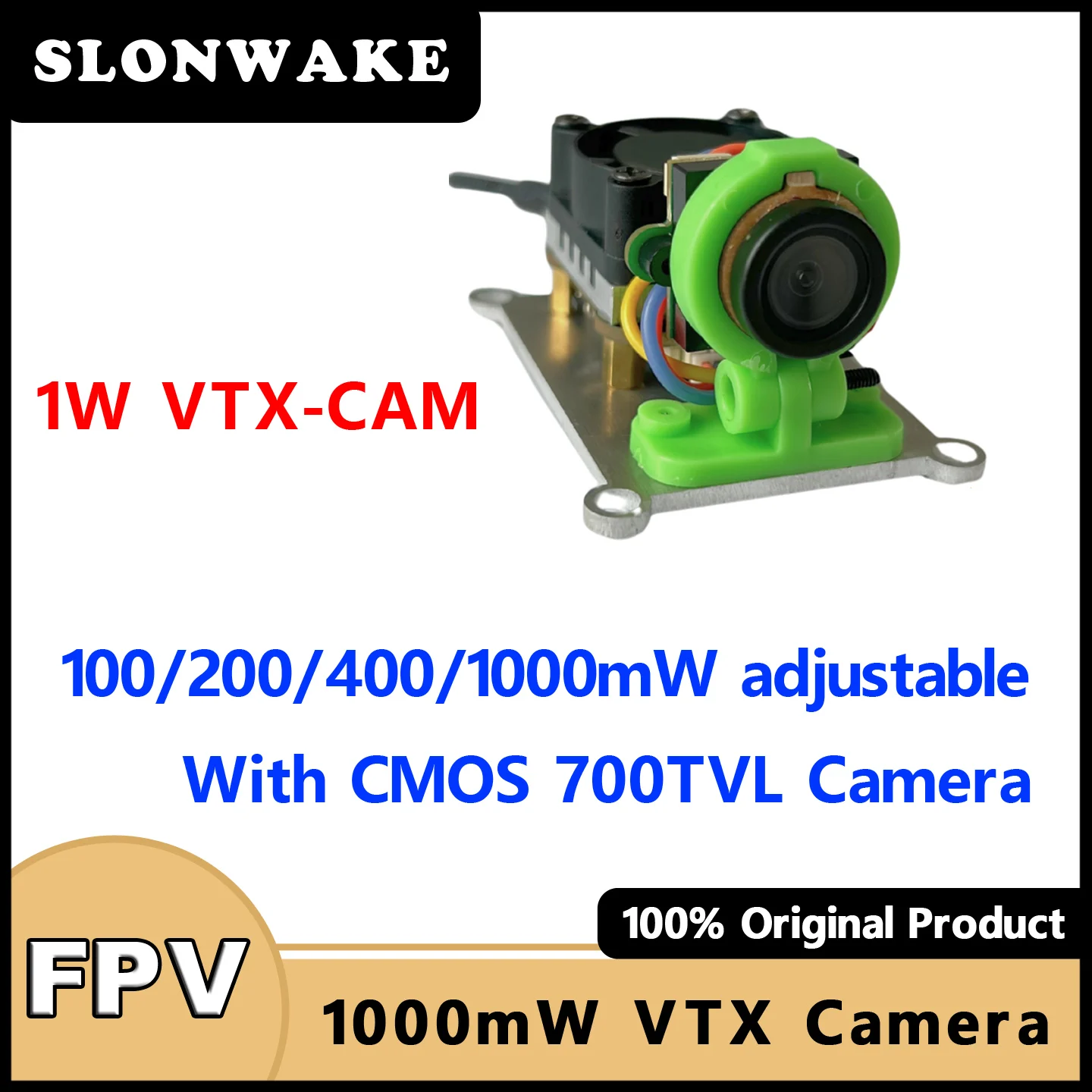 사용 가능한 5.8G FPV UVC 수신기 비디오 다운링크 OTG VR 안드로이드 폰+1000mW VTX 송신기 및 CMOS 700TVL 카메라 RC 드론용