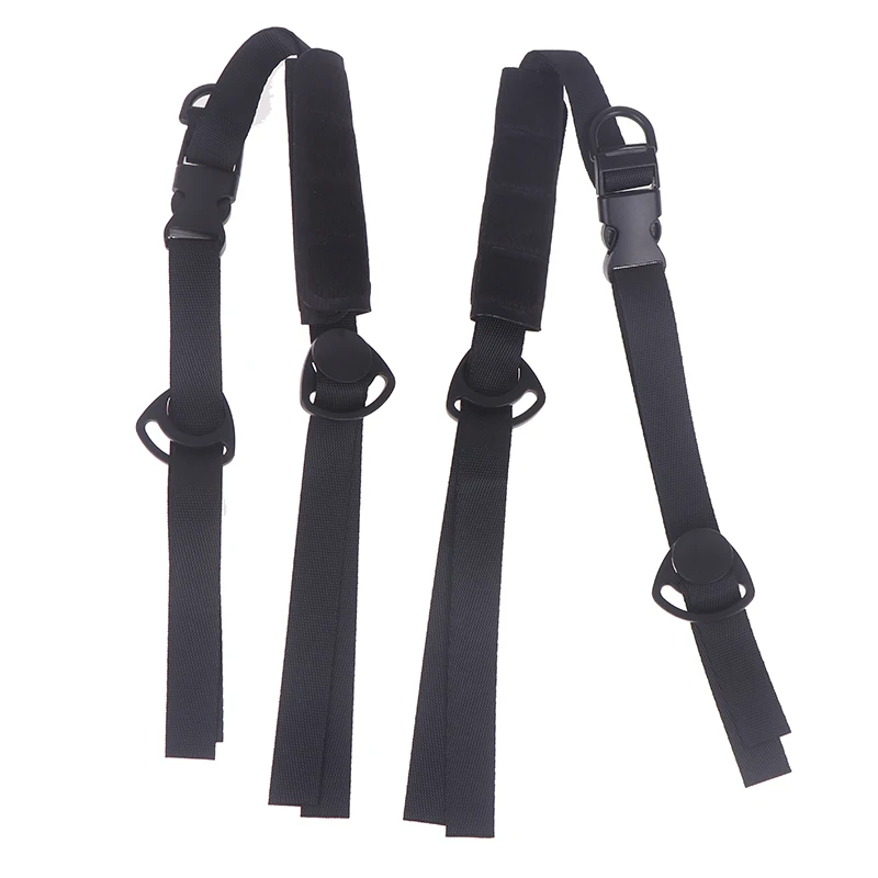 2 Pcs Universal Helmet Chin Strap - Adjustable Y-Shape Hook Strap for Safety & Tactical Helmets 〔YY26〕