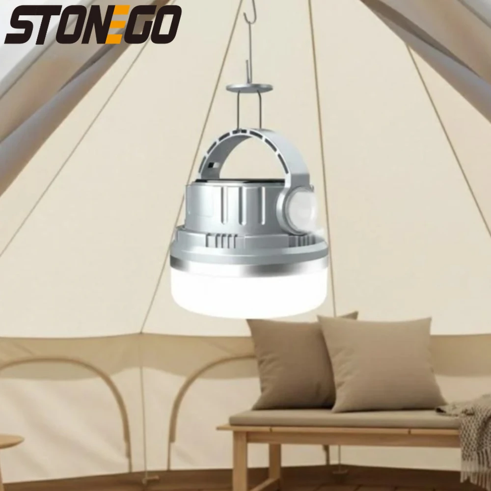 

Portable Rechargeable Lithium Battery Camping Tent Light Outdoor Vintage Horse Security Flashlight