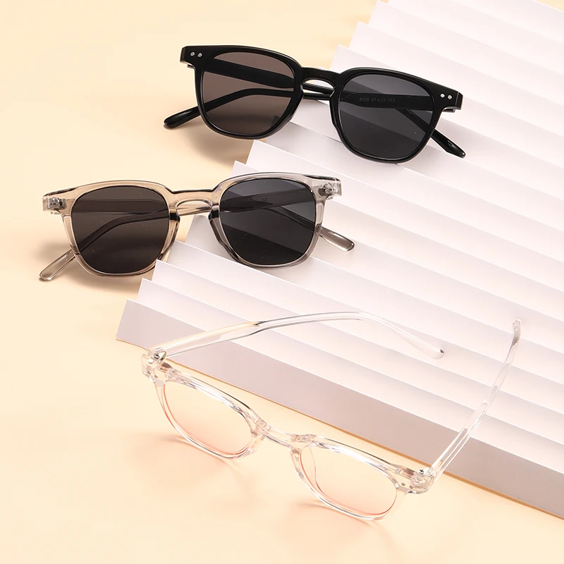 Square Gradient Lens Sunglasses Unisex Light Plastic Frame UV400 Protection Fashion Outdoor Driving Sun Glasses 4 Color Options