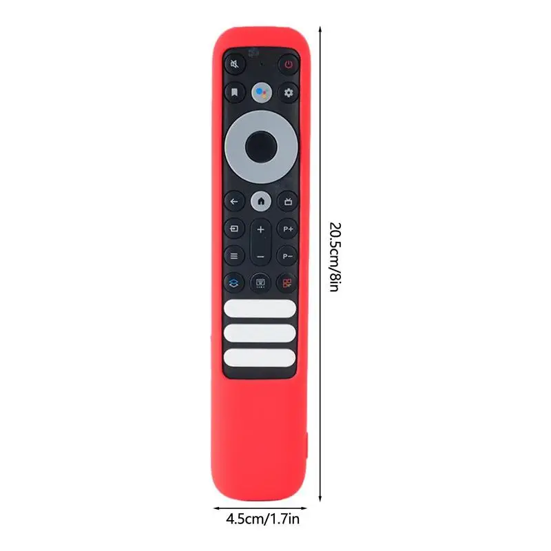 Silicon Remote Case for TCL TV Remote Control RC902V FMR1 Google Android Smart QLED Voice TV Protective Cover Environmentally