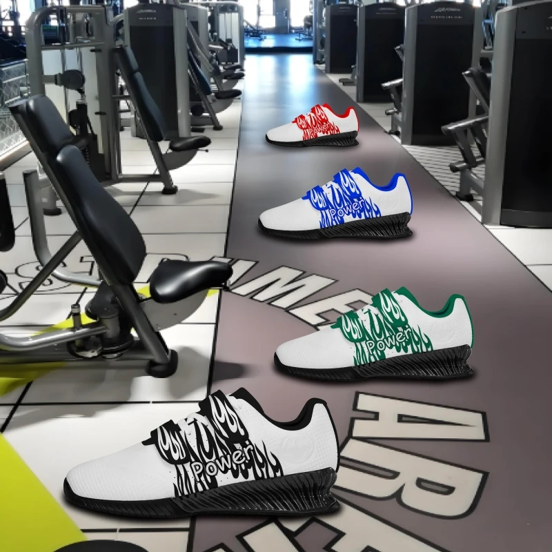 

2025 Лидер продаж, мужская обувь для тяжелой атлетики, мужские туфли большого размера для приседаний, кожаные домашние кеды, мужская дизайнерская спортивная обувь