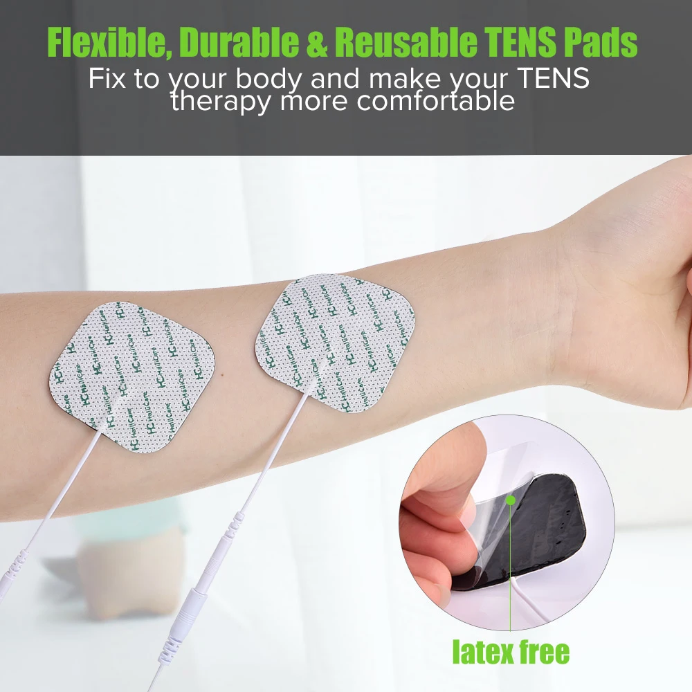 10/20/50pcs Electrode Pads for Tens Acupuncture Gel for For Digital Therapy Machine Massager Sticker 5*5CM