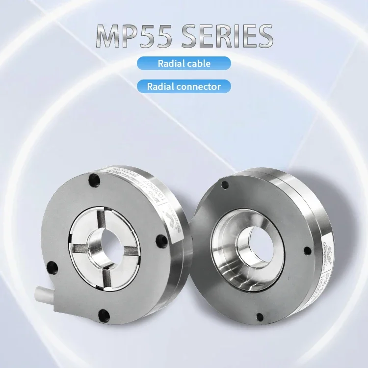 Encodeur rotatif absolu industriel, interface MP55 RS485, 17-24 bits, simple tour et multi-tours, encodeur de position SSI BiSS-C