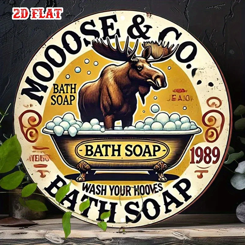 2D Flat, 1Pc Moose …