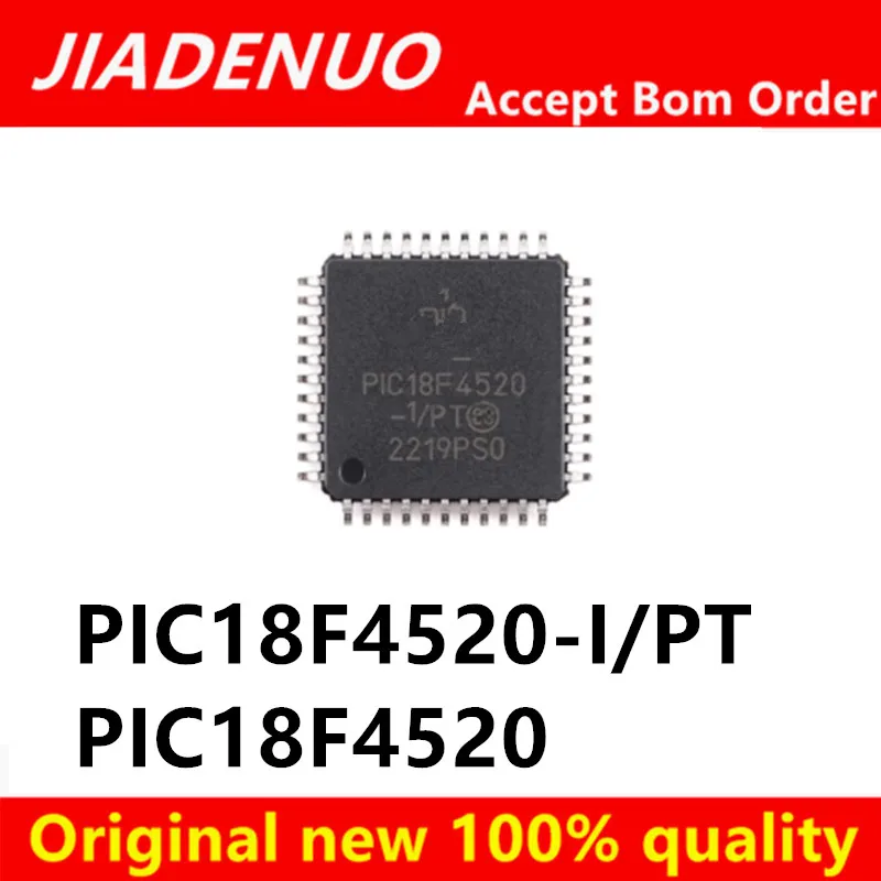 (1piece)100% New PIC18F4520 PIC18F4520-I/PT QFP-44 Chipset