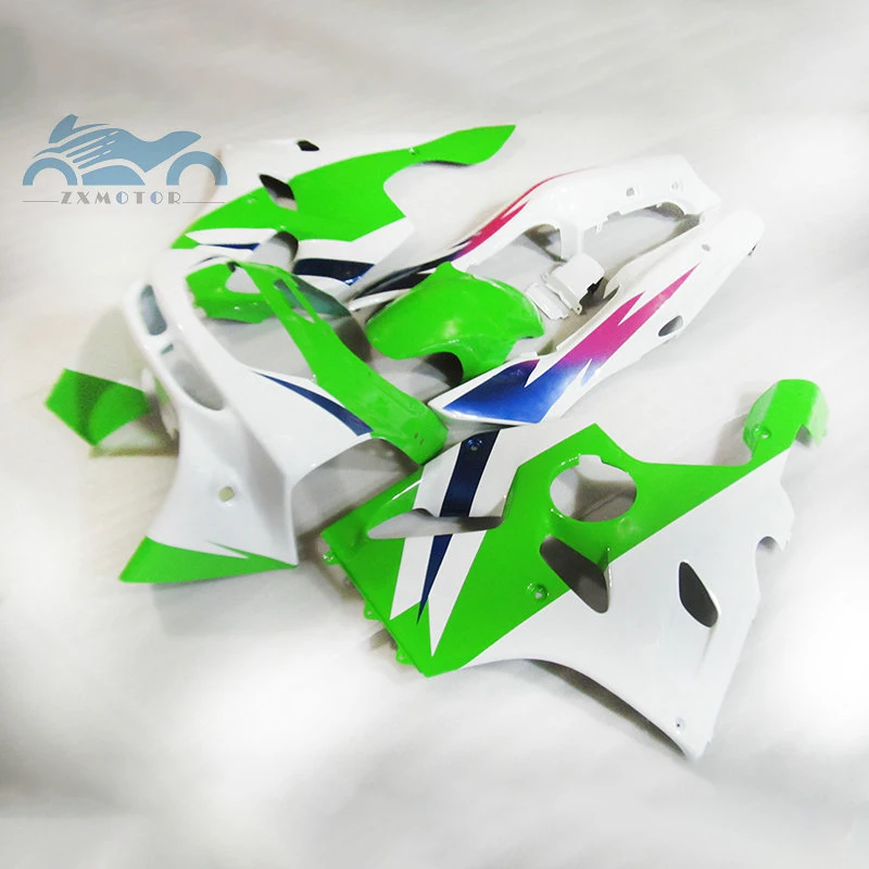 

Free Custom fairings kit for KAWASAKI Ninja 1994 1995 1997 ZX6R motorcycle ABS sport fairing kits ZX 6R 636 94-97 green white